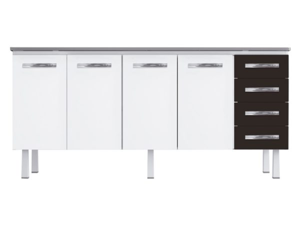 VITRALFER GABINETE ACO HOME BR/PTO 1,80 MT