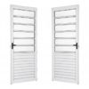 ALUAN ALUMI PORTA MISTA FIXA 210X080 ESQ BRANCO - 5220