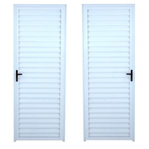 ALUAN ALUMI PORTA PALHETA 210X070 ESQ BRANCO - 5230