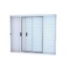 ALUAN ALUMI VENEZIANA 3 FOLHAS 100X150 S/ GR BRANCO - 6032
