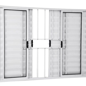 ALUAN ALUMI VENEZIANA 6 FOLHAS 100X150 C/ GR BRANCO - 7043