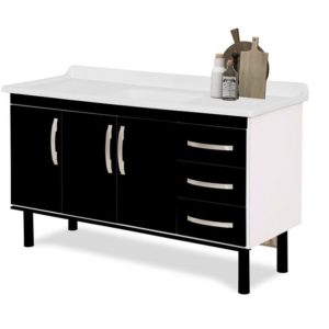 RORATO ARMARIO MUNIQUE BLACK 144,2CM BL LIQUIDA