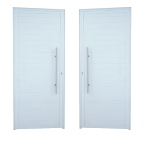 ALUAN ALUMI PORTA LAMBRIL 210X100 ESQ BRANCO - 4057