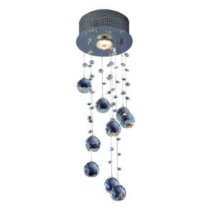 LLUM PLAFON CRYSTAL SPIRAL 16CM 1XGU10 - CS741601PF