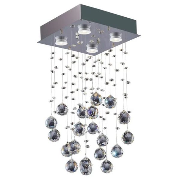 LLUM PLAFON BRILHANTE QD 4XGU10 NAO INC - GP0804APF1