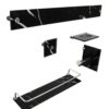 VMEX KIT RETO WC VIDRO KR 5 PCS CARRARA PTO - 3716