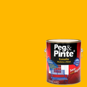 EUCATEX PEG & PINTE ESMALTE SINT. BRILH. 3,6L AMARELO