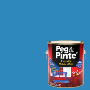 EUCATEX PEG & PINTE ESMALTE SINT. BRILH. 3,6L AZUL MAR
