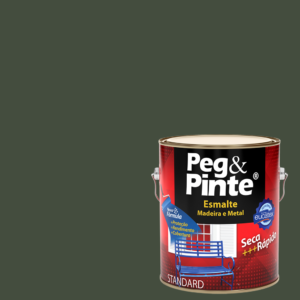 EUCATEX PEG & PINTE ESMALTE SINT. BRILH. 3,6L CINZA ESCURO