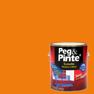 EUCATEX PEG & PINTE ESMALTE SINT. BRILH. 3,6L LARANJA