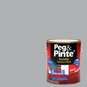 EUCATEX PEG & PINTE ESMALTE SINT. BRILH. 3,6L PLATINA