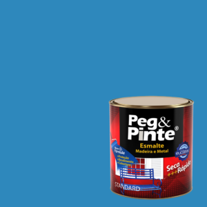 EUCATEX PEG & PINTE ESMALTE SINT. BRILH. 0,9L AZUL MAR