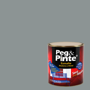 EUCATEX PEG & PINTE ESMALTE SINT. BRILH. 0,9L CINZA MEDIO