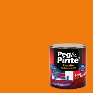 EUCATEX PEG & PINTE ESMALTE SINT. BRILH. 0,9L LARANJA
