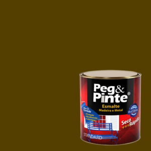 EUCATEX PEG & PINTE ESMALTE SINT. BRILH. 0,9L MARROM