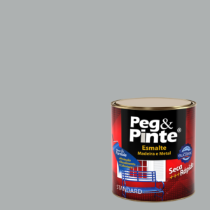 EUCATEX PEG & PINTE ESMALTE SINT. BRILH. 0,9L PLATINA