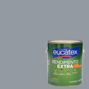 EUCATEX REND. EXTRA 3,6L CINZA GRANIZO