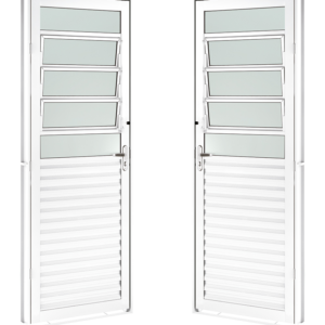 HB PORTA MISTA BASCULANTE ARTE 085X215 LD BRANCA - 1010.1 / 5387