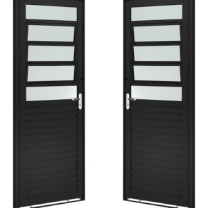 HB PORTA MISTA BASCULANTE ARTE 085X215 LE PRETA - 1010.41