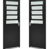 HB PORTA MISTA BASCULANTE ARTE 085X215 LD PRETA - 1010.40