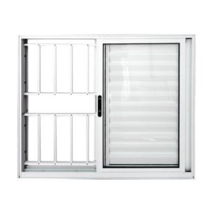 ALUAN ALUMI VENEZIANA 3 FOLHAS 100X120 C/ GR BRANCO - 6031