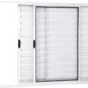 ALUAN ALUMI VENEZIANA 3 FOLHAS 100X120 S/ GR BRANCO - 6030