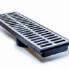 GRELHA ALUM. 020 X 050 C/ COLETORA CX. PVC INF.