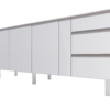 COZIMAX GABINETE ACO GAIA P/PIA 200 3GAV FLAT BR MON