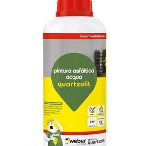 QUARTZOLIT PINTURA ASFALTICA ACQUA 01 LT