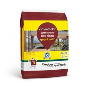QUARTZOLIT ARG. PREMIUM FLEX CINZA 20KG