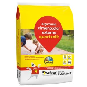 QUARTZOLIT ARG. AC II EXTERNA CINZA 20 KG