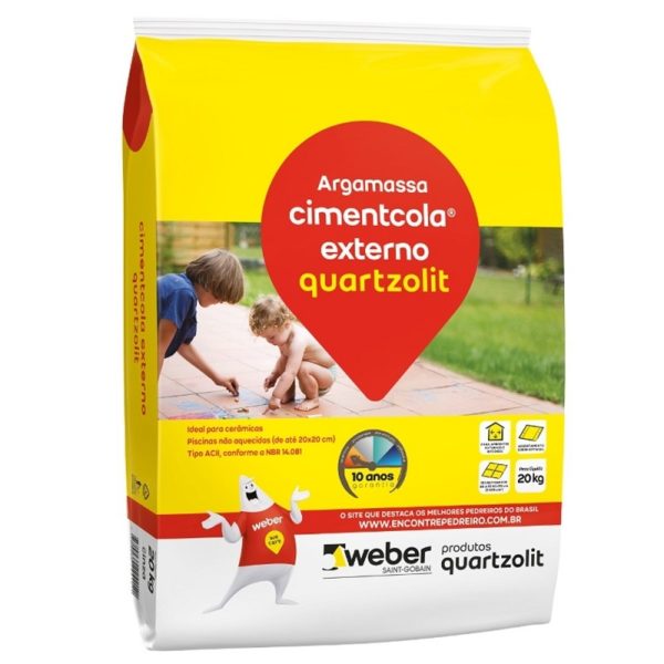 QUARTZOLIT ARG. AC II EXTERNA CINZA 20 KG