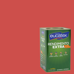 EUCATEX REND. EXTRA 18L VERMELHO CARDINAL