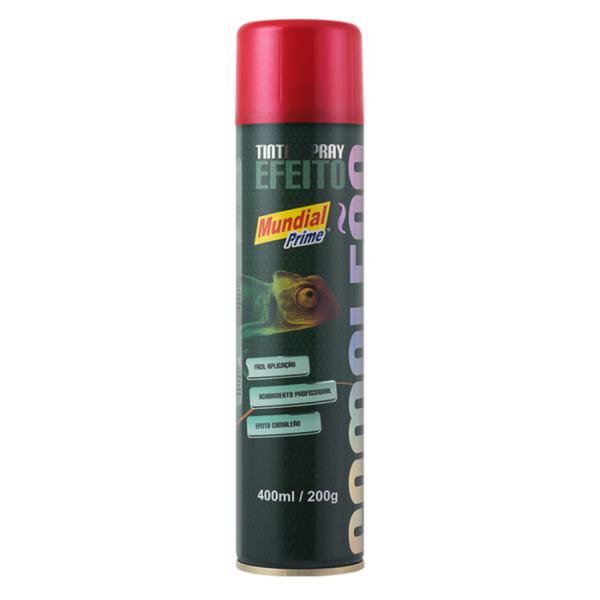 MUNDIAL PRIME SPRAY 400ML KIT CAMALEAO VERMELHO
