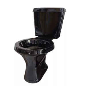 SANTAMARINA CONJ. VASO + CAIXA ACOPLADA LIBERTY PRETO