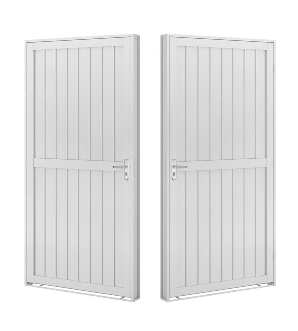 HB PORTA CANELADA 105X215 LD BRANCA ACO FORTE - PAC105D12