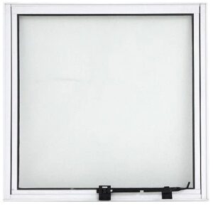 ALUAN ALUMI MAXI-AR 1S 60X60 S/ GR VIDRO BOREAL L16 BRANCO - 3050