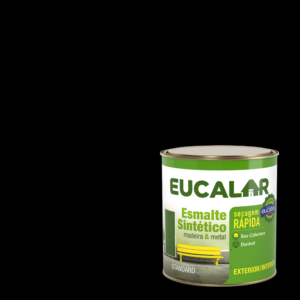 EUCALAR ESMALTE SINTETICO 225ML PRETO