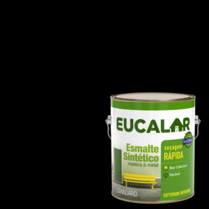 EUCALAR ESMALTE SINTETICO 3,6L PRETO