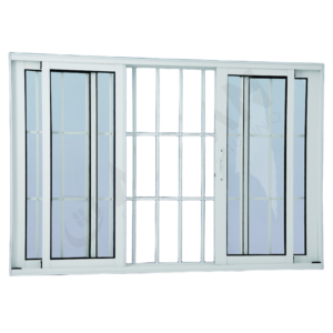 ALUAN ALUMI VITRO 4 FOLHAS 100X120 C/ GR L25 MASTER BRANCO - 9022
