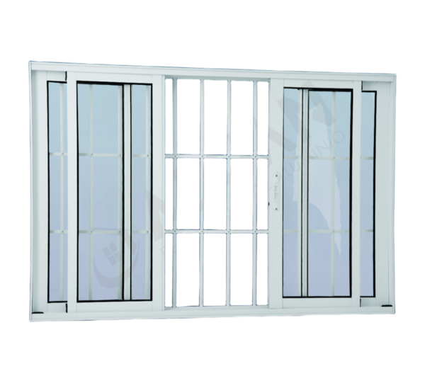 ALUAN ALUMI VITRO 4 FOLHAS 100X120 C/ GR L25 MASTER BRANCO - 9022