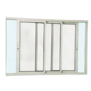 ALUAN ALUMI VITRO 3 FOLHAS MOVEIS 100X120 S/ GR L25 MASTER BRANCO - 9031