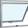 ALUAN ALUMI MAXI-AR 1S 60X80 S/ GR VIDRO BOREAL L25 MASTER BRANCO - 9044