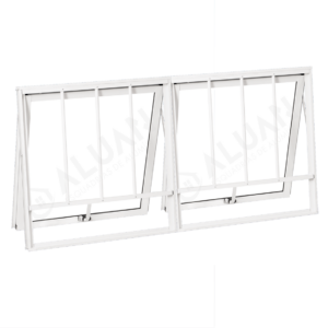 ALUAN ALUMI MAXI-AR 2S 60X100 C/ GR VIDRO BOREAL L25 MASTER - 9047