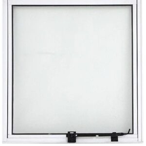 ALUAN ALUMI MAXI-AR 1S 80X80 S/ GR VIDRO BOREAL L16 BRANCO - 3051