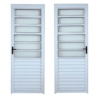 ALUAN ALUMI PORTA MISTA BASCULANTE 210X090 DIR BRANCO - 4034