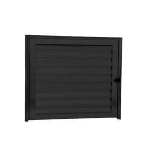 ALUAN ALUMI ABRIGO / PORTINHOLA 60X80 L16 PRETO - MB3092