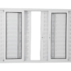 ALUAN ALUMI VENEZIANA 6 FOLHAS 100X150 S/ GR L25 MASTER BRANCO - 9006