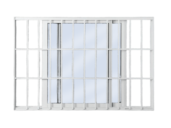 ALUAN ALUMI VITRO 2 FOLHAS 100X200 C/ GR L25 MASTER BRANCO - 9077