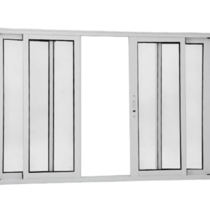 ALUAN ALUMI VITRO 4 FOLHAS 100X200 S/ GR L25 MASTER BRANCO - 9025